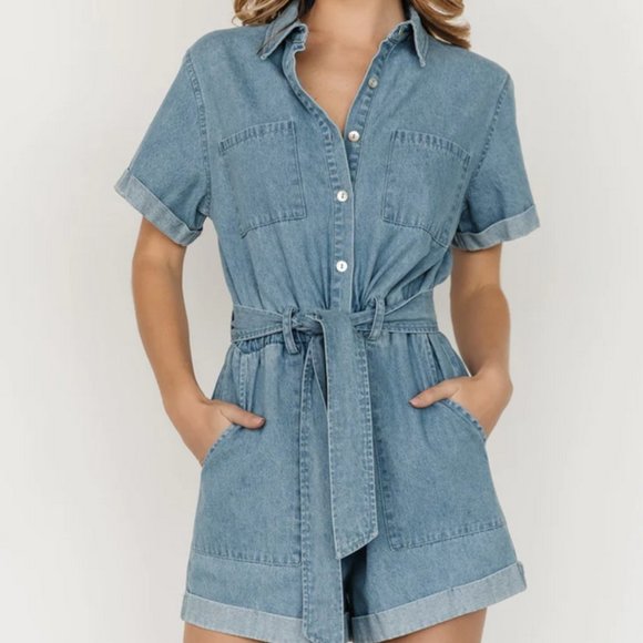 Baltic Born Pants - NWT Baltic Born Ronan Button Down Romper